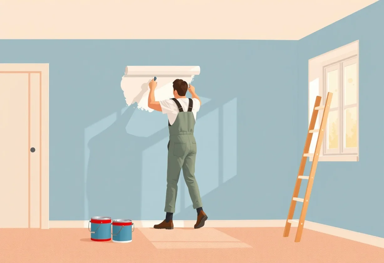 Peintre Sélestat 67600 en intervention sur un chantier